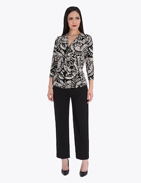 Blusa Charme manga 3/4 para mujer
