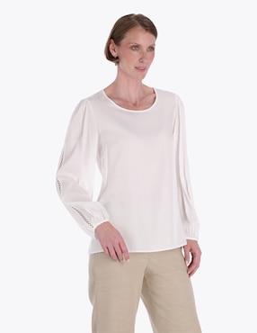 Blusa Charme manga larga para mujer