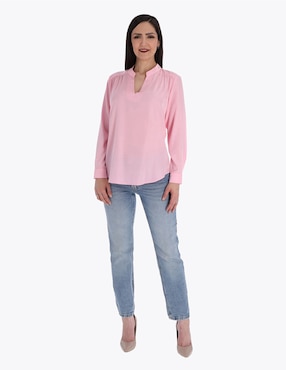 Blusa Charme manga larga para mujer