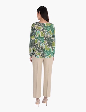 Blusa Charme manga larga para mujer