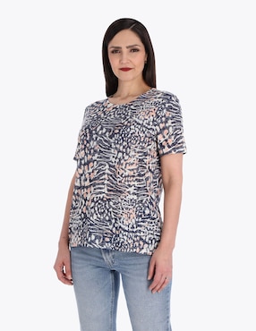 Blusa Charme manga corta para mujer