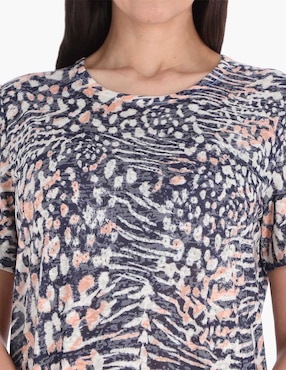 Blusa Charme manga corta para mujer