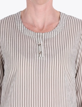 Blusa Charme manga 3/4 para mujer