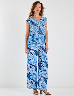 Blusa plisada Damaia Atelier manga corta para mujer