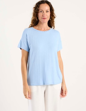 Blusa Damaia Atelier manga corta para mujer
