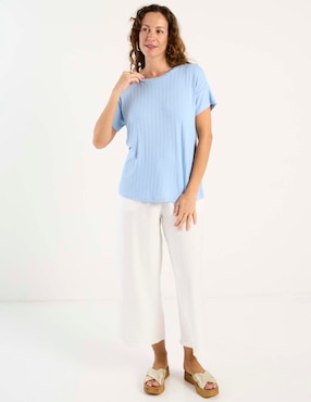 Blusa Damaia Atelier manga corta para mujer