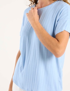 Blusa Damaia Atelier manga corta para mujer