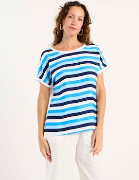 Blusa Damaia Atelier manga corta para mujer