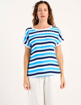 Blusa Damaia Atelier manga corta para mujer
