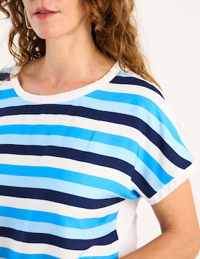 Blusa Damaia Atelier manga corta para mujer