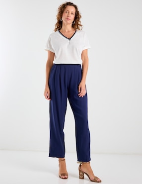 Blusa Damaia Atelier manga corta para mujer