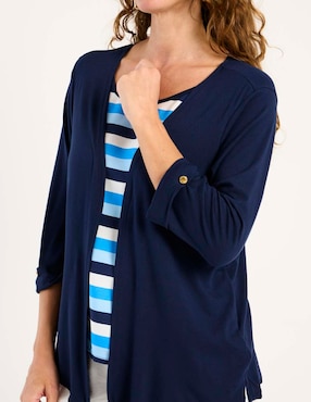 Blusa Damaia Atelier manga 3/4 para mujer