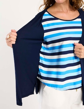 Blusa Damaia Atelier manga 3/4 para mujer