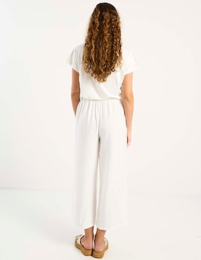 Pantalón capri damaia atelier amplio para mujer