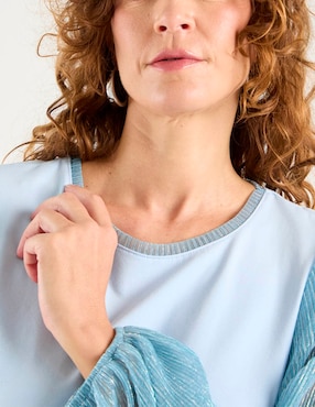 Blusa Damaia Atelier manga 3/4 para mujer
