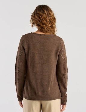 Suéter Loren's cuello V para mujer