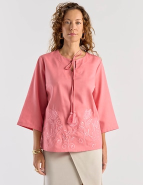 Blusa Loren's manga 3/4 para mujer
