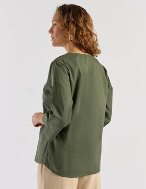 Blusa Loren's manga 3/4 para mujer