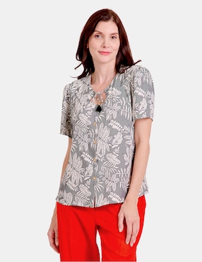 Blusa Vitos manga corta para mujer