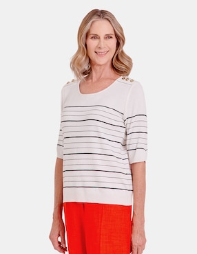 Blusa Vitos manga al codo para mujer