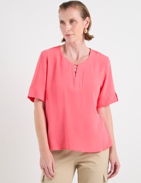 Blusa Damaia Atelier manga al codo para mujer