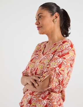 Blusa Damaia Atelier manga al codo para mujer