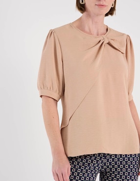 Blusa Damaia Atelier manga corta para mujer