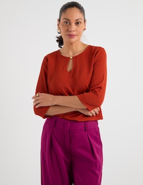 Blusa Damaia Atelier manga 3/4 para mujer