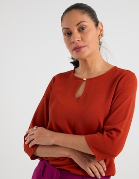 Blusa Damaia Atelier manga 3/4 para mujer