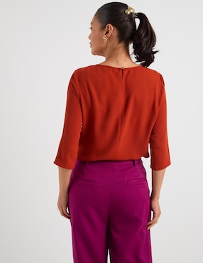 Blusa Damaia Atelier manga 3/4 para mujer