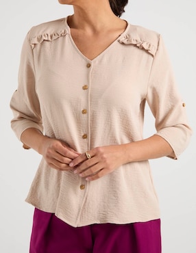 Blusa Damaia Atelier manga 3/4 para mujer