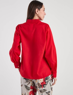 Blusa Loren's manga larga para mujer