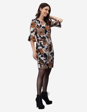 Vestido a la rodilla casual Karla D' Liz para mujer