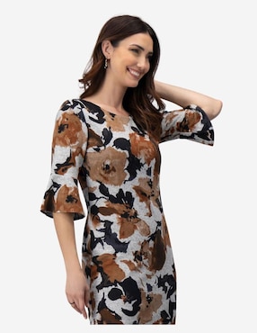 Vestido a la rodilla casual Karla D' Liz para mujer