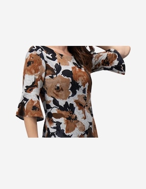Vestido a la rodilla casual Karla D' Liz para mujer