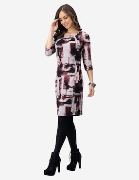 Vestido a la rodilla casual Karla D' Liz para mujer