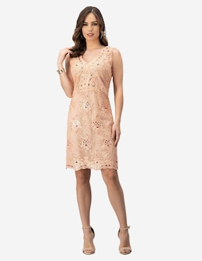 Vestido a la rodilla casual Karla D' Liz para mujer