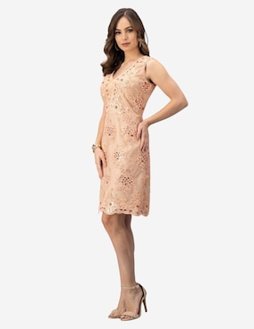 Vestido a la rodilla casual Karla D' Liz para mujer