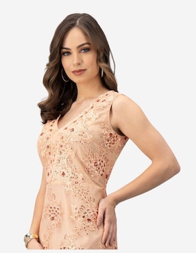 Vestido a la rodilla casual Karla D' Liz para mujer