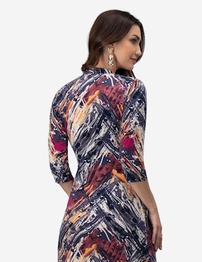 Vestido a la rodilla casual Karla D' Liz para mujer