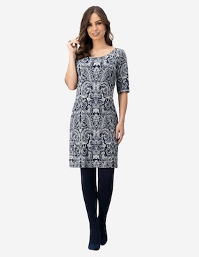 Vestido a la rodilla casual Karla D' Liz para mujer