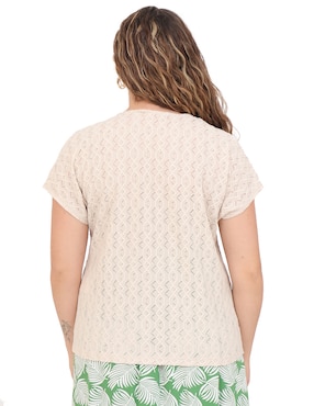 Blusa Duplan Petite manga corta para mujer
