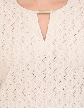 Blusa Duplan Petite manga corta para mujer