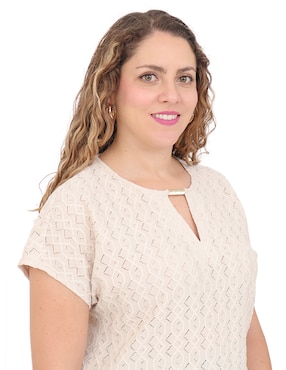 Blusa Duplan Petite manga corta para mujer