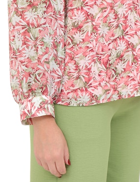 Blusa Duplan Petite manga larga para mujer