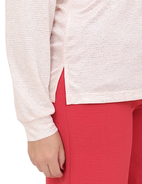 Blusa Duplan Petite manga larga para mujer