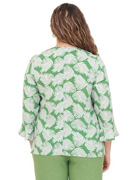 Blusa Duplan Petite manga corta para mujer