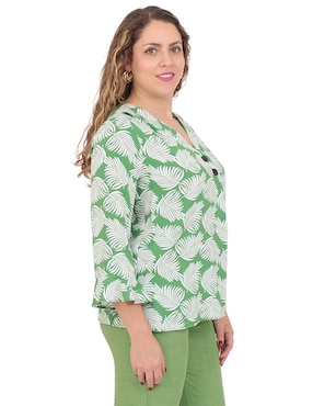 Blusa Duplan Petite manga corta para mujer