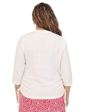 Blusa Duplan Petite manga 3/4 para mujer
