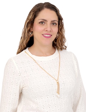 Blusa Duplan Petite manga 3/4 para mujer